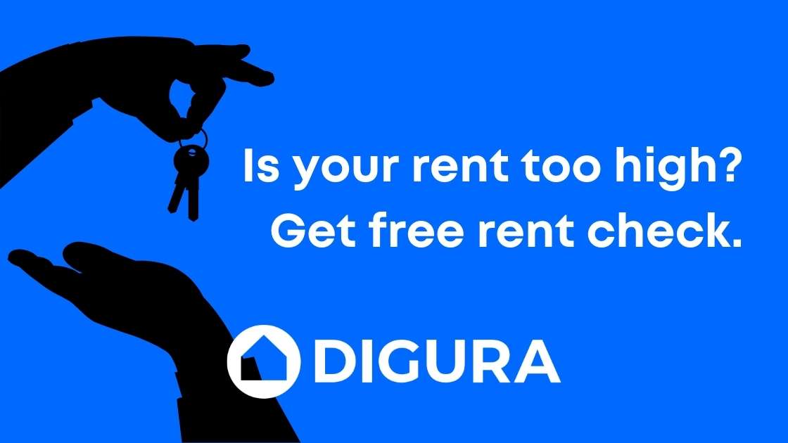 Is your rent too high? Get free rent check right here DIGURA