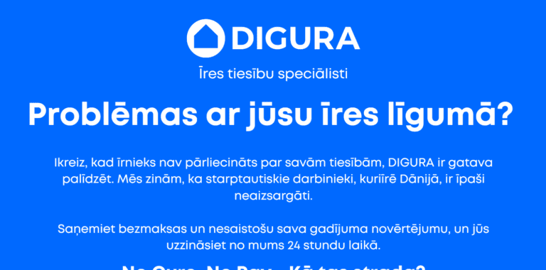 DIGURA No Cure, No Pay in Latvian